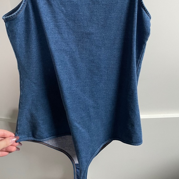 Bebe Denim Bodysuit - Picture 4 of 4